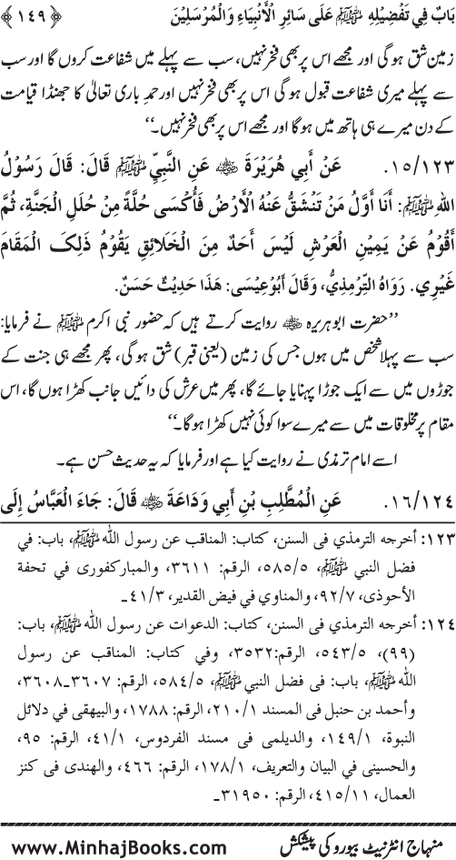 Huzur Nabi Akram (PBUH) ki ‘Azmat awr Ikhtiyarat