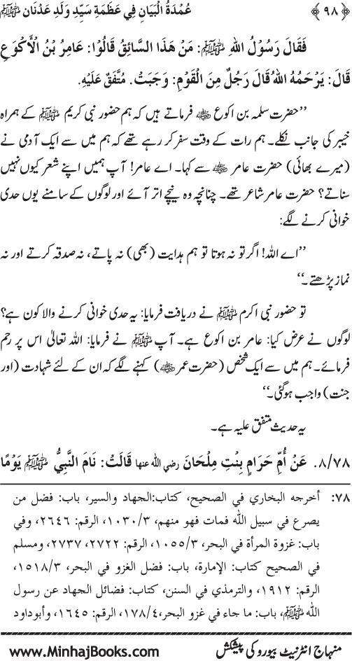 Huzur Nabi Akram (PBUH) ki ‘Azmat awr Ikhtiyarat